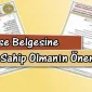 Tse Belgesine Sahip Olmanın Önemi